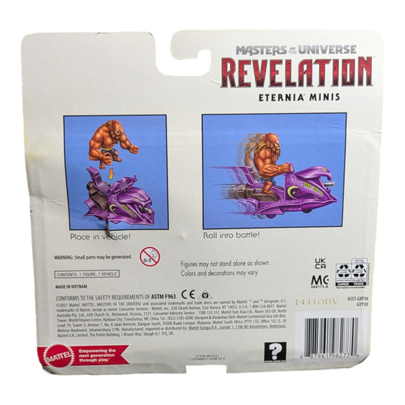 Masters of the Universe- Revelation Beast Man and War Sled Eternia Minis Vehicle - Picture 6 of 7